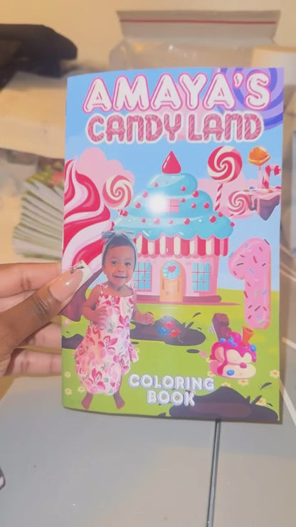 Coloring Book w/ crayons